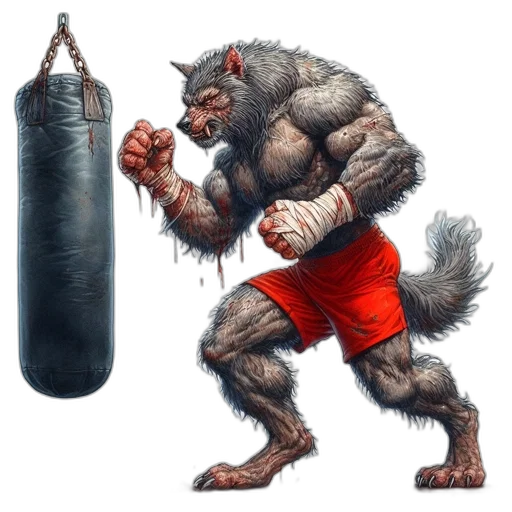 animal, concept art, photorealistic, anthropomorphic transparent PNG cut-out