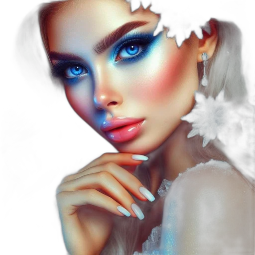 face, jewelry, mask, photorealistic transparent PNG cut-out