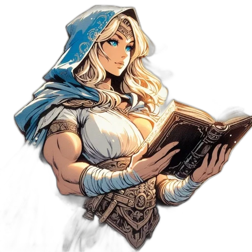 sword, staff, fantasy art, comic book art transparent PNG cut-out