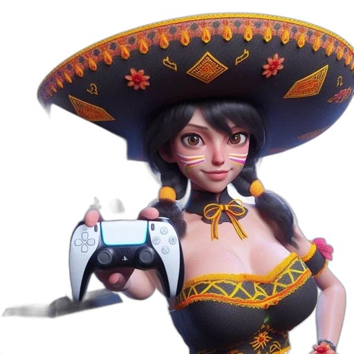 hat, weapon, staff, mask transparent PNG cut-out