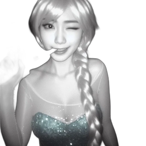 face, fantasy art, photorealistic, 3d render transparent PNG cut-out