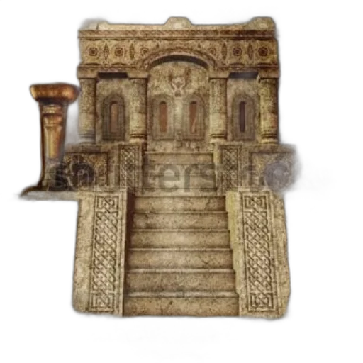 furniture, building, 3d render, concept art transparent PNG cut-out