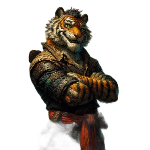 staff, jacket, animal, dragon transparent PNG cut-out