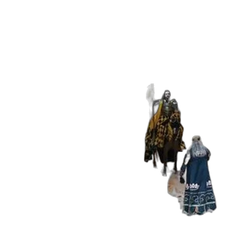 dress, robot, staff, weapon transparent PNG cut-out