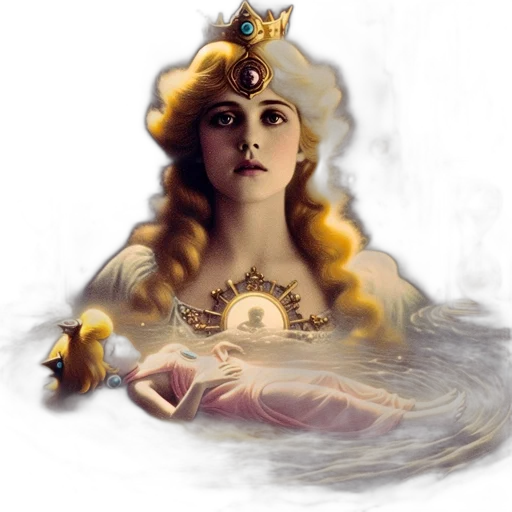crown, jewelry, face, staff transparent PNG cut-out