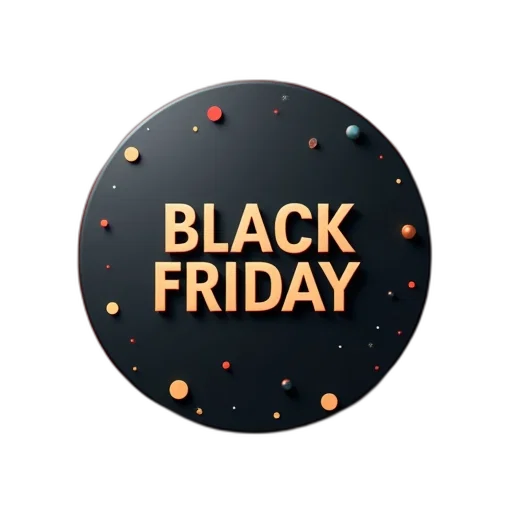 black, friday, sale, background transparent PNG cut-out