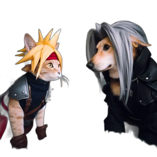 animal, jacket, mask, concept art transparent PNG cut-out