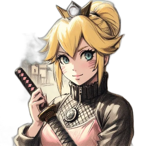 staff, weapon, sword, dress transparent PNG cut-out