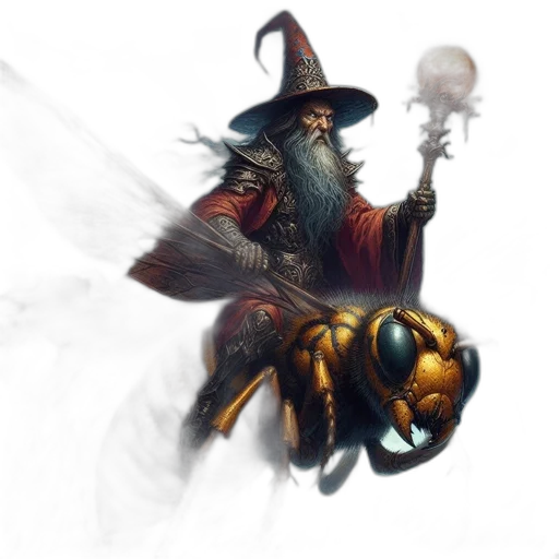 staff, dragon, mask, creature transparent PNG cut-out