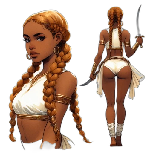 concept art, fantasy art, comic book art, pixel art transparent PNG cut-out