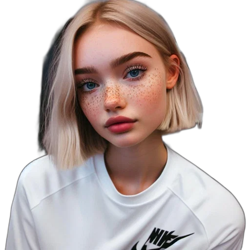 jacket, face, hair, dress transparent PNG cut-out