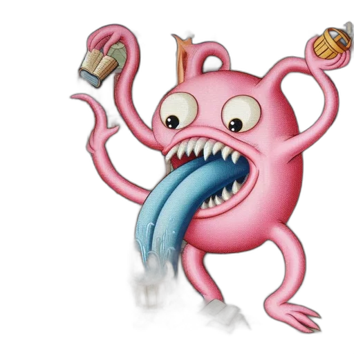 creature, food, animal, concept art transparent PNG cut-out