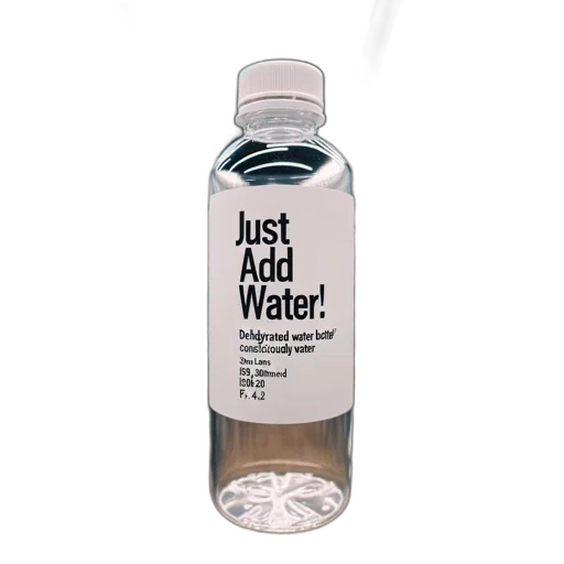 bottle, food, 3d render, image transparent PNG cut-out