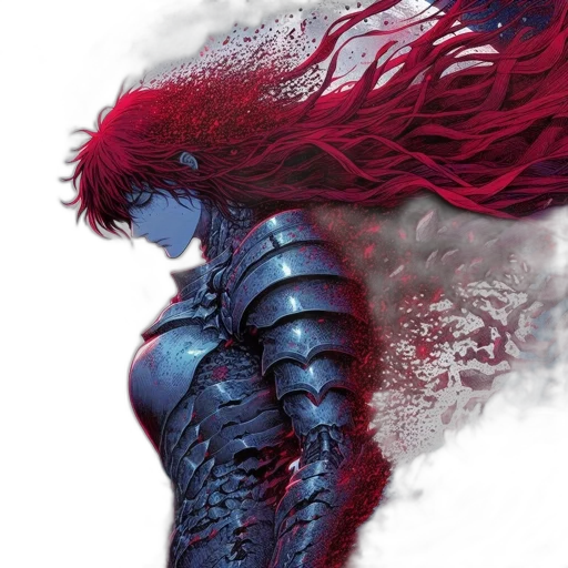 comic book art, concept art, fantasy art, cyberpunk transparent PNG cut-out