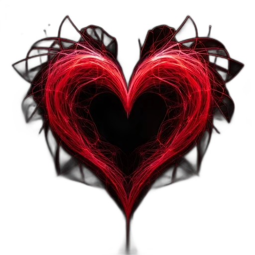 jewelry, photorealistic, red, dark transparent PNG cut-out