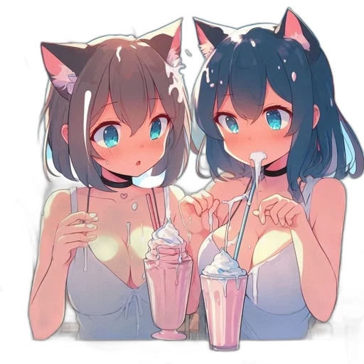 food, staff, anime, vaporwave transparent PNG cut-out