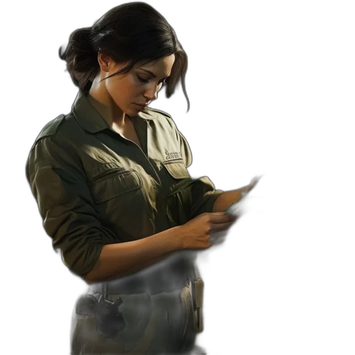 staff, weapon, jacket, dress transparent PNG cut-out