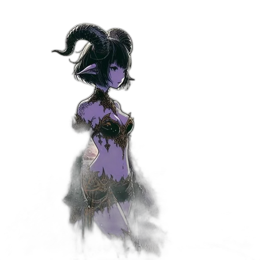 dress, staff, mask, jewelry transparent PNG cut-out
