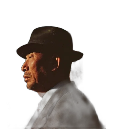 hat, face, staff, photorealistic transparent PNG cut-out
