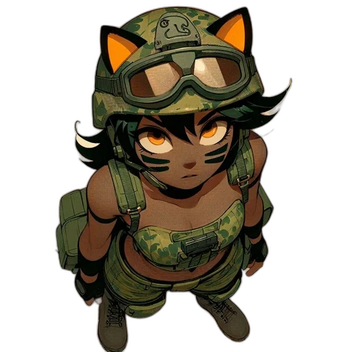 weapon, animal, staff, hat transparent PNG cut-out