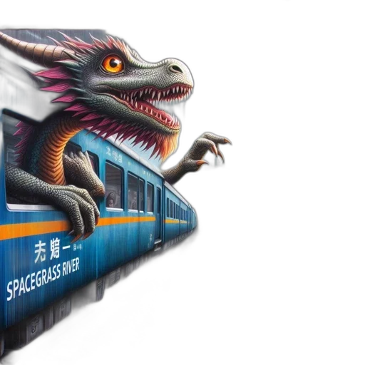 dragon, creature, concept art, photorealistic transparent PNG cut-out