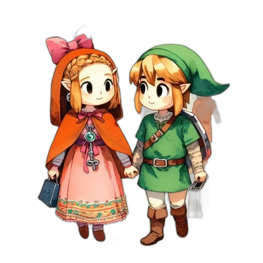 dress, staff, weapon, crown transparent PNG cut-out