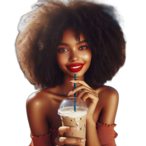 hair, face, photorealistic, cartoon transparent PNG cut-out