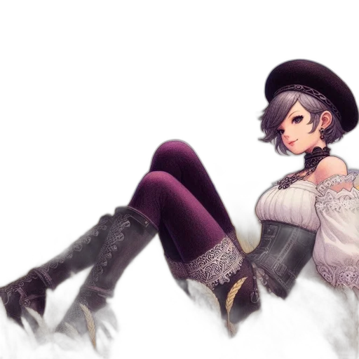 hat, crown, staff, jacket transparent PNG cut-out