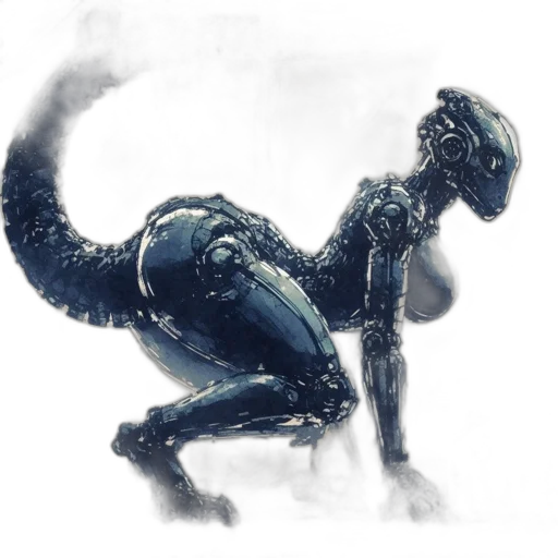 robot, creature, animal, dragon transparent PNG cut-out
