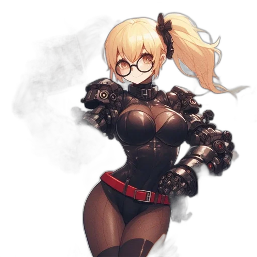 weapon, dress, robot, staff transparent PNG cut-out