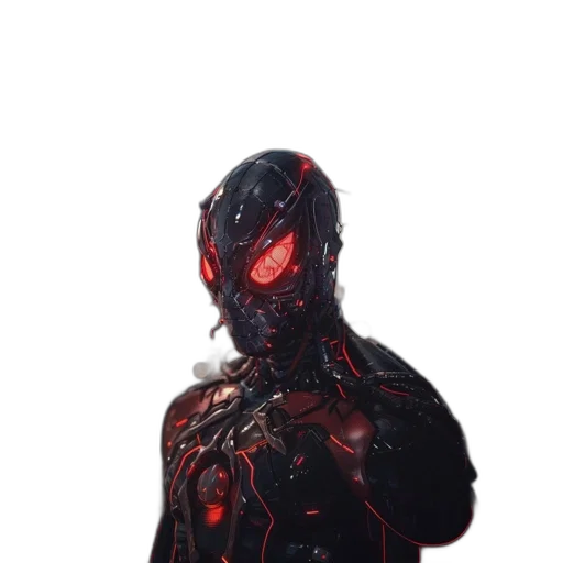 mask, jacket, creature, robot transparent PNG cut-out