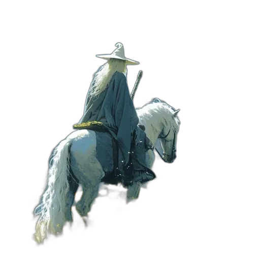 hat, dragon, staff, animal transparent PNG cut-out