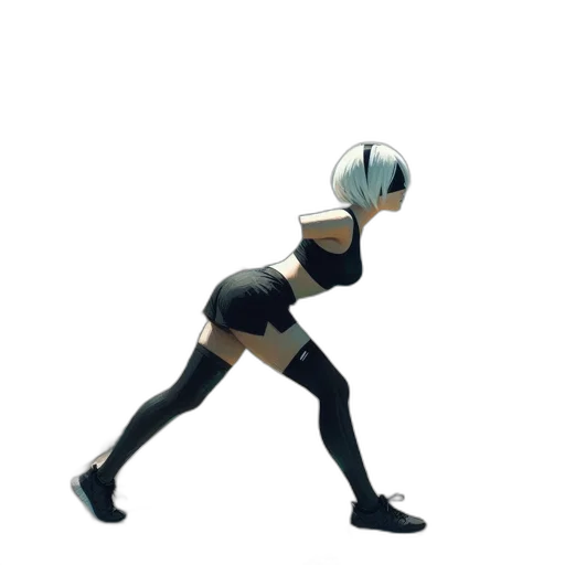 robot, mask, staff, weapon transparent PNG cut-out