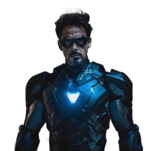 robot, jacket, face, comic book art transparent PNG cut-out