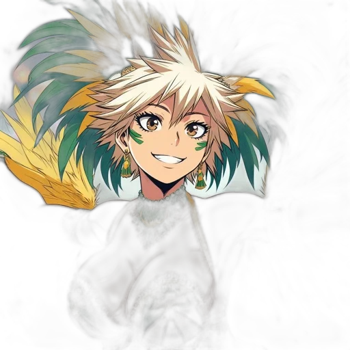 dragon, mask, creature, hair transparent PNG cut-out