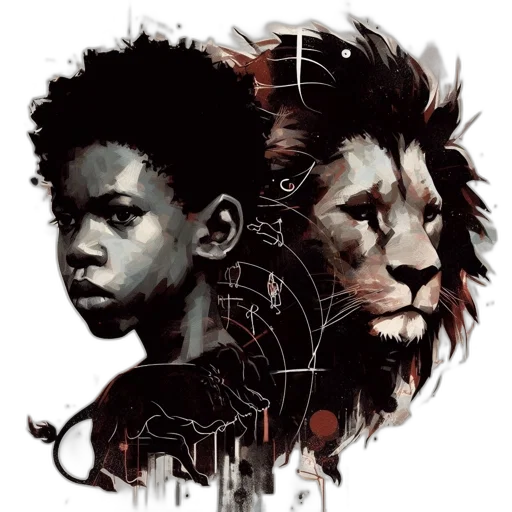 concept art, comic book art, fantasy art, photorealistic transparent PNG cut-out