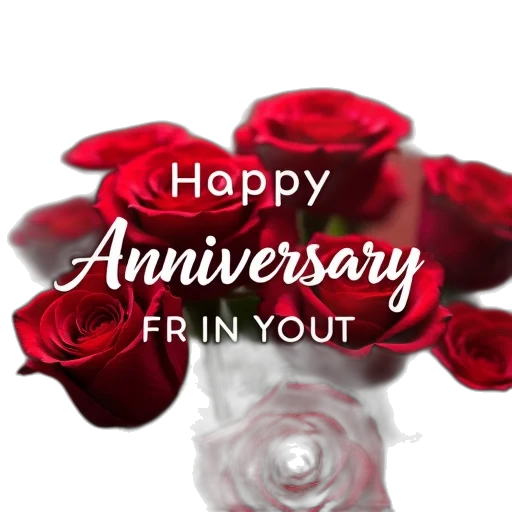 happy, anniversary, quotes, red transparent PNG cut-out