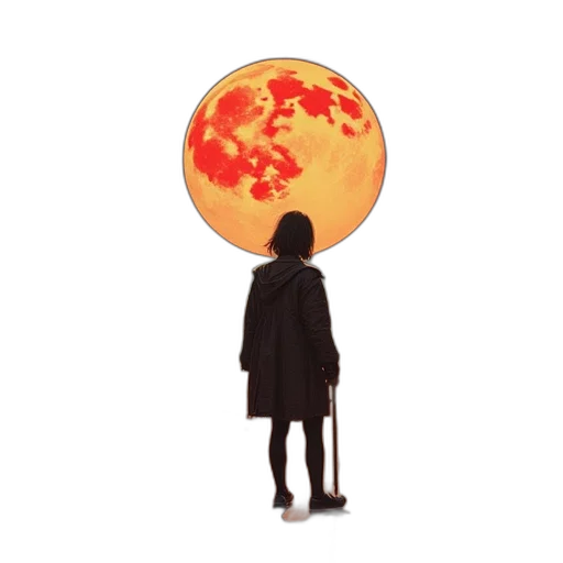 umbrella, staff, jacket, concept art transparent PNG cut-out
