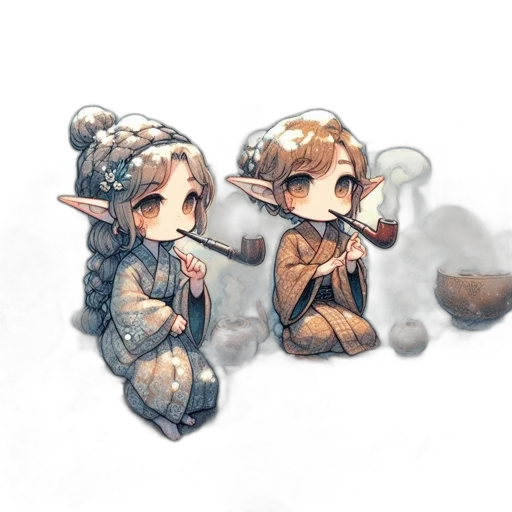 staff, fantasy art, concept art, watercolor transparent PNG cut-out