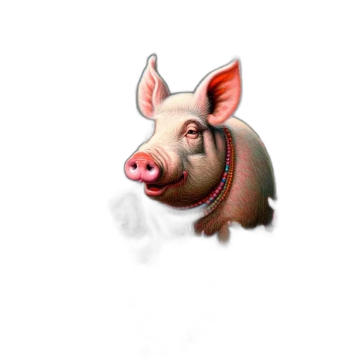 animal, face, mask, jewelry transparent PNG cut-out
