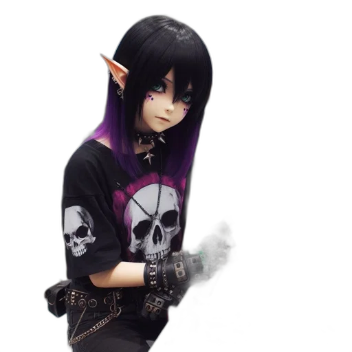 staff, mask, weapon, fantasy art transparent PNG cut-out