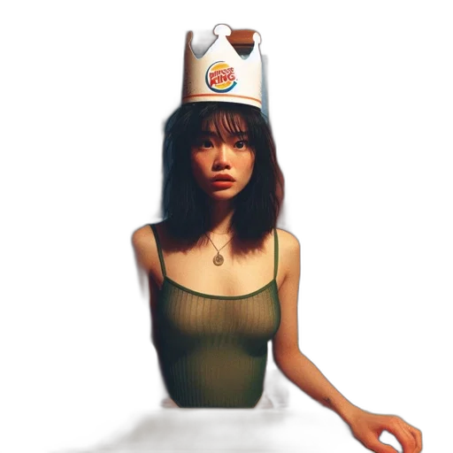 bottle, hat, dress, crown transparent PNG cut-out