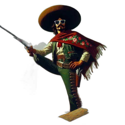 staff, weapon, hat, mask transparent PNG cut-out