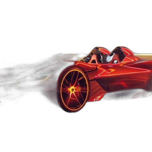 car, concept art, comic book art, photorealistic transparent PNG cut-out
