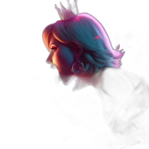 crown, face, mask, hair transparent PNG cut-out