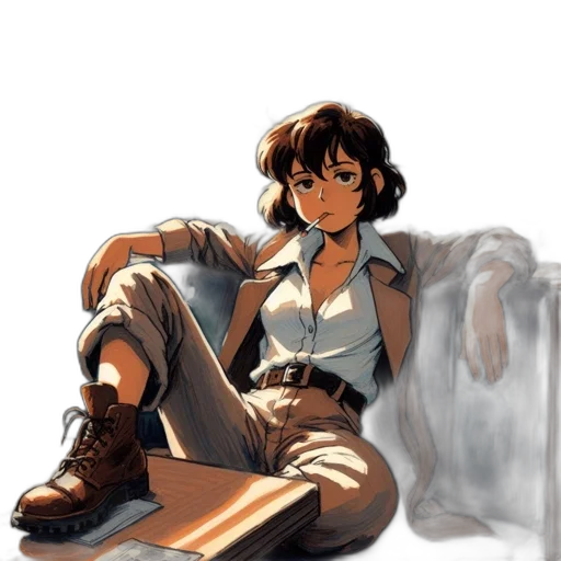 furniture, concept art, watercolor, anime transparent PNG cut-out