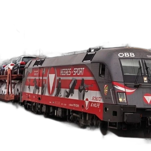 3d render, train, word, heeres-sport transparent PNG cut-out