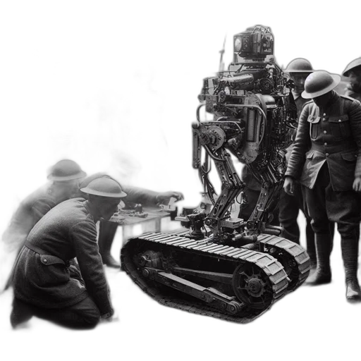 robot, weapon, car, creature transparent PNG cut-out