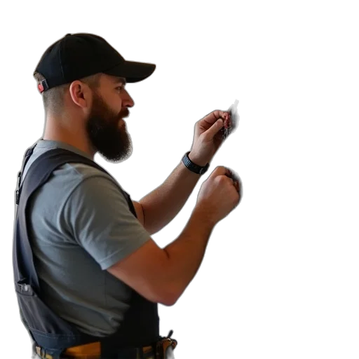 staff, weapon, jacket, face transparent PNG cut-out