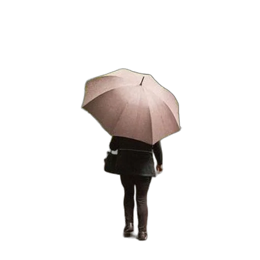 umbrella, jacket, staff, hat transparent PNG cut-out